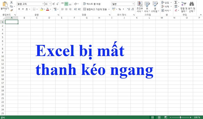 [UNUNDERSTANDING ERROR] Excel lost the horizontal scrollbar? How to fix ...